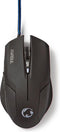 Gaming Muis - Bedraad - 800 / 1200 / 1600 dpi - Instelbare DPI - Aantal knoppen: 6 - Rechtshandig - 1.50 m - LED