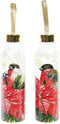 Fles DKD Home Decor Fågel Kristal PVC (550 ml) (2 Stuks)