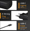 Golden Sound 25W Snellader - USB-C Oplader - 1,5 meter draad - Zwart