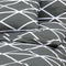 vidaXL - Dekbedovertrekset - 140x200 - cm - katoen - grijs