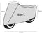 Dunlop Motorhoes - Maat L - 228 x 99 x 124 cm - Weerbestendig - PVC - Grijs