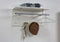 FMD Wandkapstok 72x29,3x34,5 cm wit