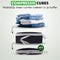 Travelhawk Compressie Cubes - Koffer Organizer - Set van 4 - Zwart