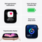 Apple Watch Series 11 - Smartwatch - GPS + Cellular - 46mm Aluminium Sportbandje S/M Zilver (Paars)