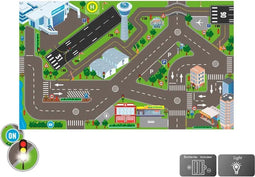 Kids Globe Verkeerskleed Vliegveld en LED lichten