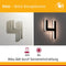 Paulmann Outdoor Solar huisnummer 4 - 3000K IP44 accu verwisselbaar