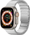 Selencia Bandje Geschikt voor Stalen magnetisch bandje voor de Apple Watch Bandje Series 1 / 2 / 3 / 4 / 5 / 6 / 7 / 8 / 9 / SE / Ultra (2) - 42 / 44 / 45 / 49 mm - Selencia Stalen band - Zilver