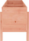 vidaXL - Plantenbak - verhoogd - 160x50x57 - cm - massief - grenenhout - douglas