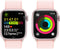 Apple Watch Series 9 - Smartwatch - GPS - Aluminium - Geweven sportbandje - Roze (Roze)