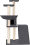vidaXL - Kattenmeubel - met - sisal - krabpalen - 94 - cm - donkergrijs