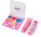 Create it! - Fluffy Rugzak met Make-Up Set - Roze Lipbalm en Oogschaduw Palette - Multi