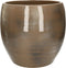 Mica Decorations Lester Bloempot - H31 x Ø33 cm - Terracotta - Donkergrijs