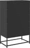 vidaXL - Hoge - kast - 68x39x111,5 - cm - staal - zwart