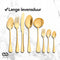 Infinity Goods Bestekset - 39-Delig - 6 Persoons - Goud - RVS (39 stuks)