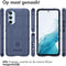 iMoshion Hoesje Geschikt voor Samsung Galaxy A54 (5G) Hoesje Siliconen - iMoshion Rugged Shield Backcover - Donkerblauw
