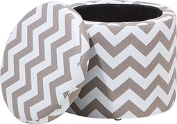 TUNICA - Hocker - Grijs - Katoen