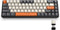 YINDIAO Draadloos Toetsenbord - Bluetooth - Zwart/Wit/Oranje - USB - 32,8 x10,0x5,6 cm