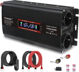 Yinleader - Gemodificeerde Sinusomvormer - 1500W/3000W - LCD-Display