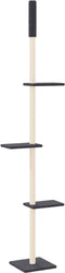 vidaXL - Kattenmeubel - vloer - tot - plafond - 267,5-297,5 - cm - crèmekleurig