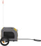 vidaXL - Hondenfietstrailer - oxford - stof - en - ijzer - geel - en - grijs