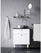 LOVELY HOME Set van 2 handdoeken + 2 douchebladen 100% katoen - 50x100 cm / 70x140 cm - Wit