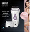 Braun Silk-épil 9 9-710 - Epilator - Nat en droog - Wit/Paarse