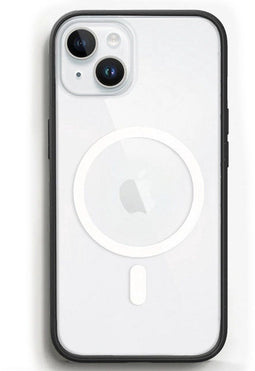 Woodcessories iPhone 15 - Bio Clear Case MagSafe - Duurzaam en milieuvriendelijk - Clear/Wit