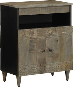 vidaXL - Dressoir - 60x33x75 - cm - massief - mangohout