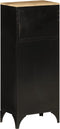 vidaXL - Badkamerkast - 40x27x90 - cm - ijzer - en - massief - mangohout