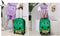 San Vitale® - Lichtgewicht reis koffer - Trolley - Handbagage - Dino - Krokodil - Groen
