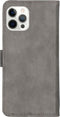 iMoshion Hoesje Geschikt voor iPhone 12 Pro Max Hoesje Met Pasjeshouder - iMoshion Luxe Bookcase - Grijs