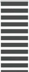vidaXL - Zebra - rolgordijn - 65x100 - cm - stofbreedte - 60,9 - cm - zwart