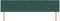 vidaXL - Hoofdbord - met - knopen - in - donkergroen - 200 - cm - van - fluweel