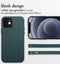 Accezz iPhone 12 / 12 Pro - Back Cover - MagSafe Leather - Cedar Green