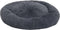 vidaXL - Honden-/kattenkussen - wasbaar - 90x90x16 - cm - pluche - donkergrijs