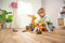 Majorette - Creatix Construction - 5 Volvo voertuigen - Speelgoedgarage - Vanaf 5 jaar