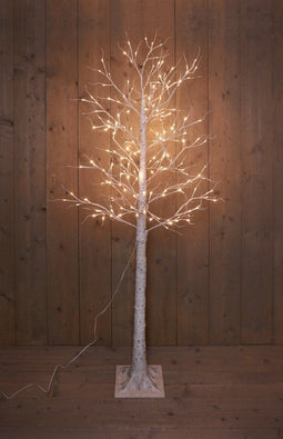 Anna's Collection - Led berkenboom 204l/200cm warm wit - incl. 4x g...