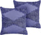 RHOEO - Sierkussen set van 2 - Paars - 45 x 45 cm - Katoen