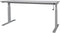 Schaffenburg Verstelbaar Bureau - Slinger 180x90 grijs - alu frame