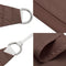 vidaXL - Zonnescherm - driehoekig - 5x5x6 - m - oxford - stof - bruin