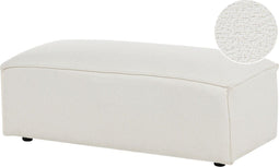 HELLNAR - Ottomaan - Wit - Bouclé