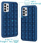 iMoshion Hoesje Geschikt voor Samsung Galaxy A72 Hoesje Siliconen - iMoshion Pop It Fidget Toy - Pop It hoesje - Donkerblauw