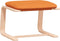 vidaXL - Voetenbank - 51x41x40 - cm - stof - donkergeel