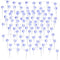 vidaXL - Kerstverlichting - ijspegel - met - 40 - LED's - acryl - blauw