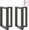 vidaXL - Eettafelpoten - 2 - st - T-vormig - 60x35x(72-73) - cm - staal - antraciet