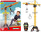 Dickie Toys - Giant Constructie Kraan 120 cm - Afstandsbediening 350° draaiend - Geel zwart