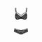 Ondergoed Set Obsessive 860 Zwart L/XL