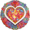 UNIDRAGON Houten Puzzel Voor Volwassenen Mandala - Bewuste Liefde - 200 stukjes - Medium 25 cm