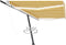 vidaXL - Luifel - automatisch - met - LED - en - windsensor - 500x350 - cm - geel - wit