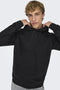 ONLY & SONS ONSCERES - Hoodie - Trekkoord capuchon 2 steekzakken - Zwart